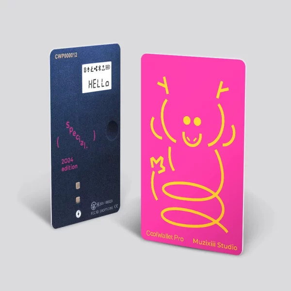 CoolWallet Pro x Xiao long power - Pink A by Muzixiii