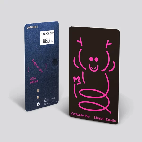 CoolWallet Pro x Xiao long power - Pink B by Muzixiii